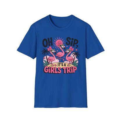 Oh Sip It’s a Girls Trip T-Shirt - funny t-shirt by Cheeky Business