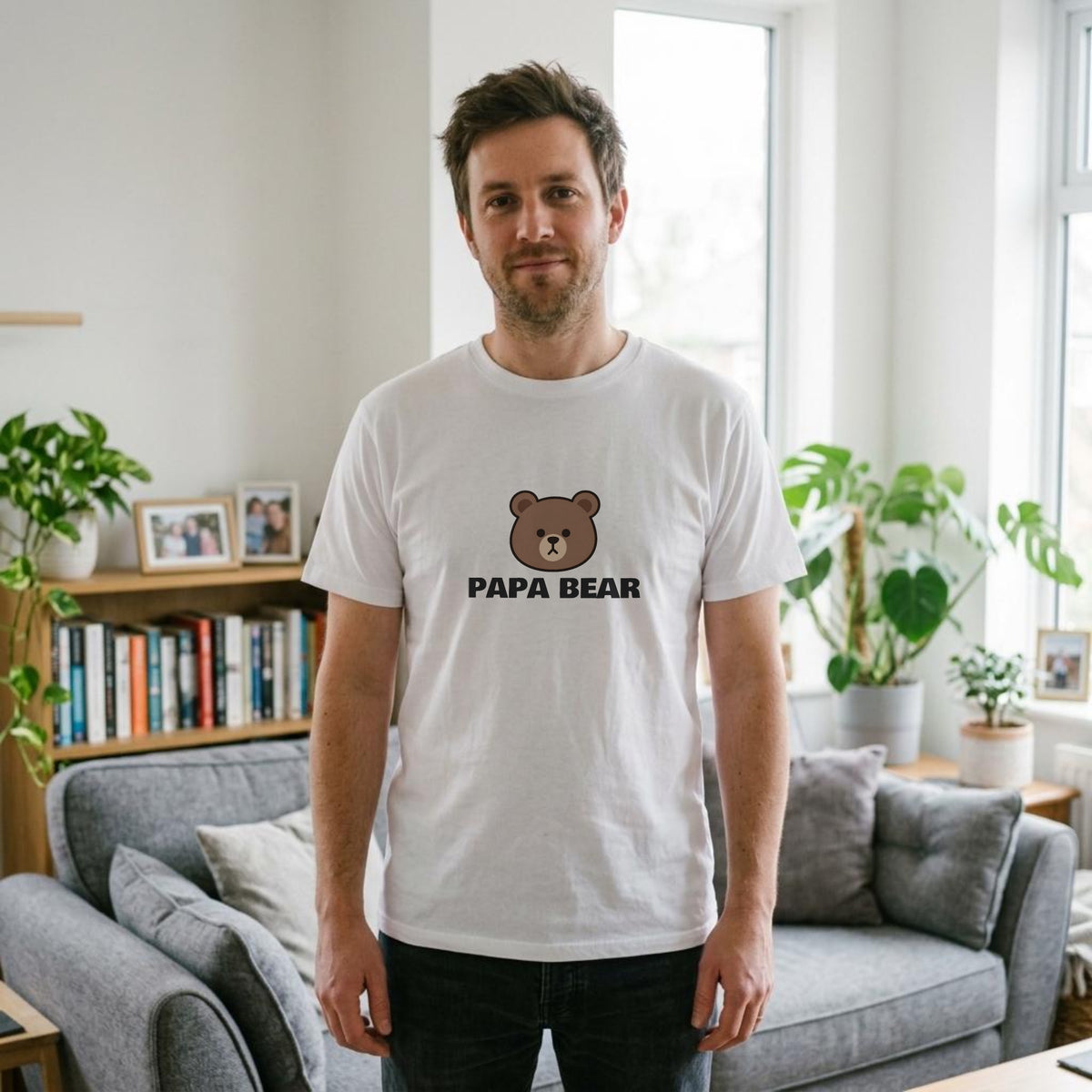 Papa Bear & Baby Bear grown-up t-shirt