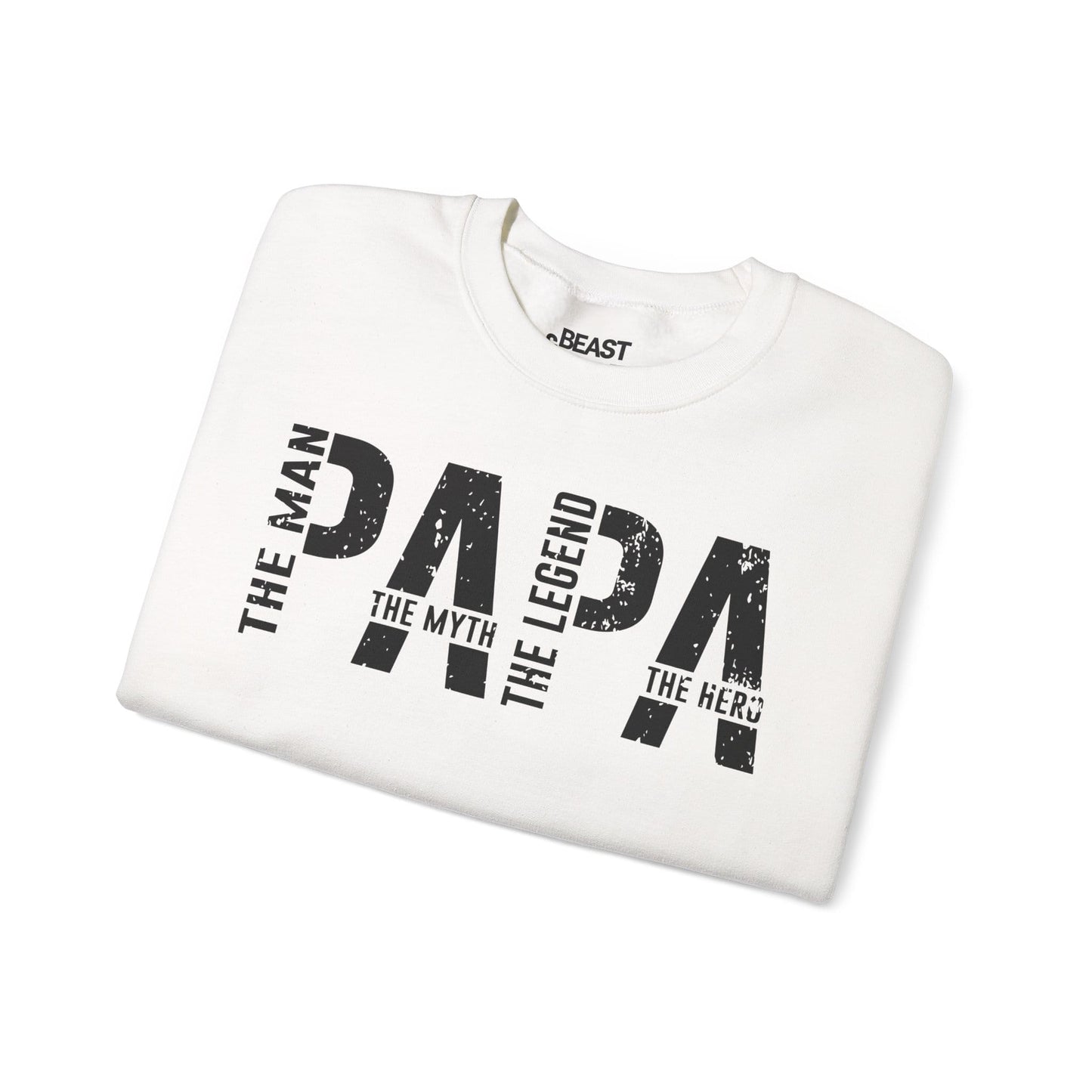 papa the man the myth the legend sweatshirt sweatshirt Father's Day gift idea image 5