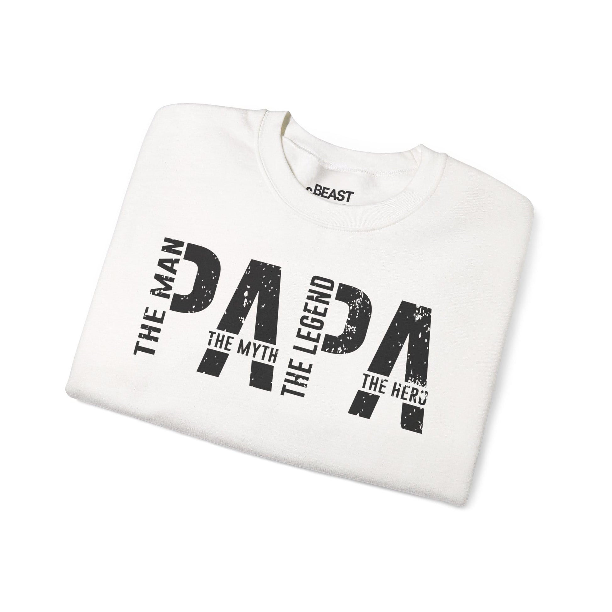papa the man the myth the legend sweatshirt sweatshirt Father's Day gift idea image 5