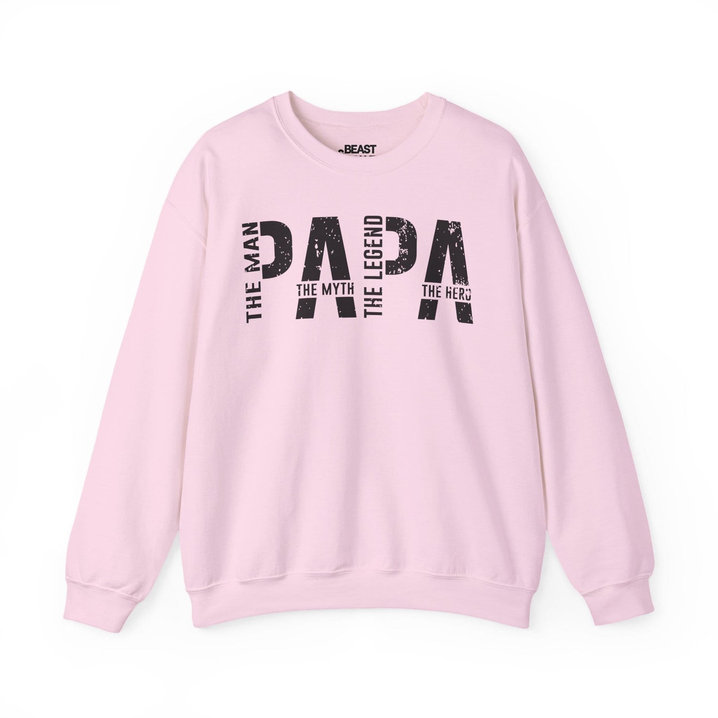 papa the man the myth the legend sweatshirt light pink sweatshirt Father's Day gift idea