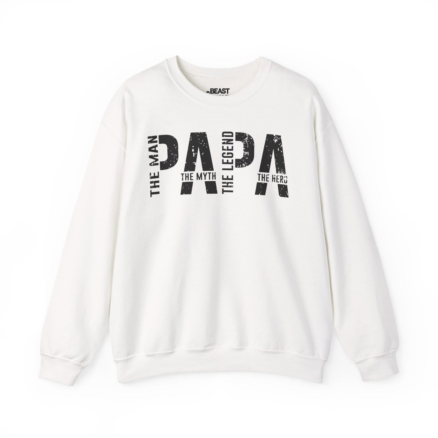 papa the man the myth the legend sweatshirt white sweatshirt Father's Day gift idea
