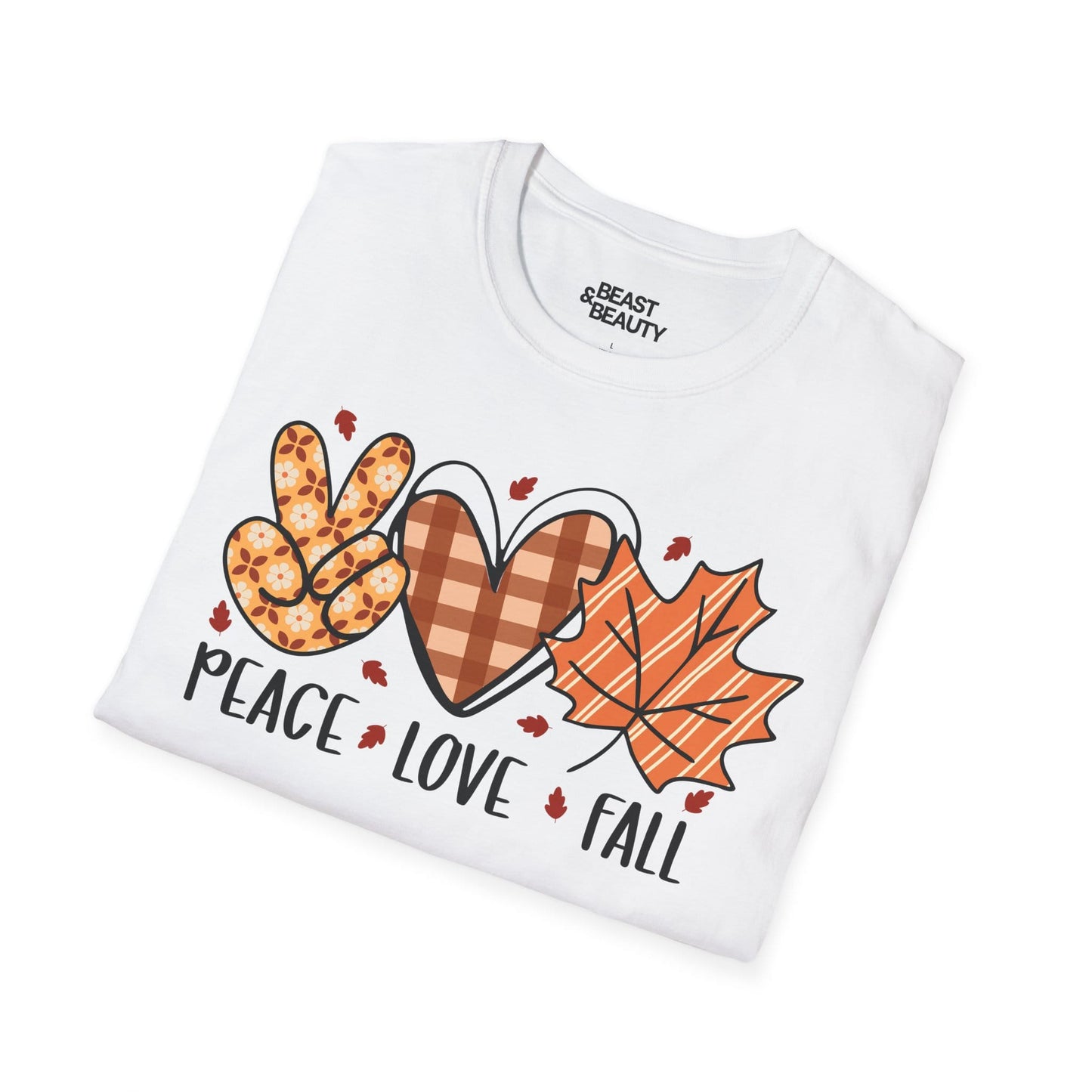 peace love fall t-shirt t-shirt gift gift idea image 5