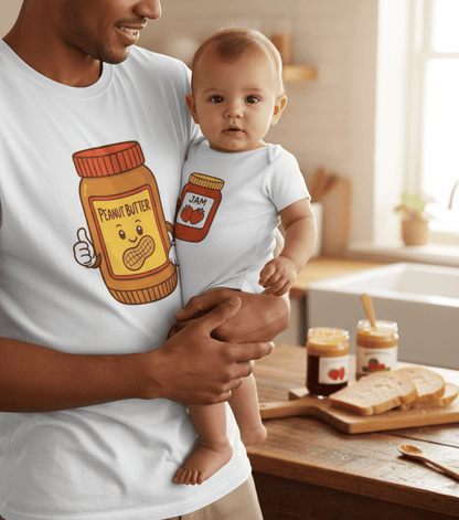 peanut butter & jam dad & baby t-shirt gift set t-shirt third colour product image