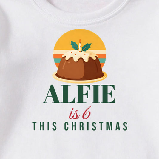 Age This Christmas personalised print close-up