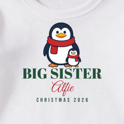 Big Sister Little Brother personalised print close-up