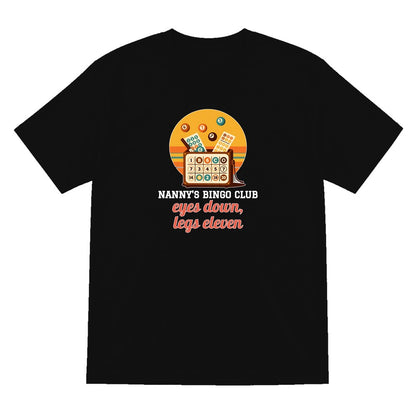 Personalised Bingo Club T-Shirt & Sweatshirt laid flat