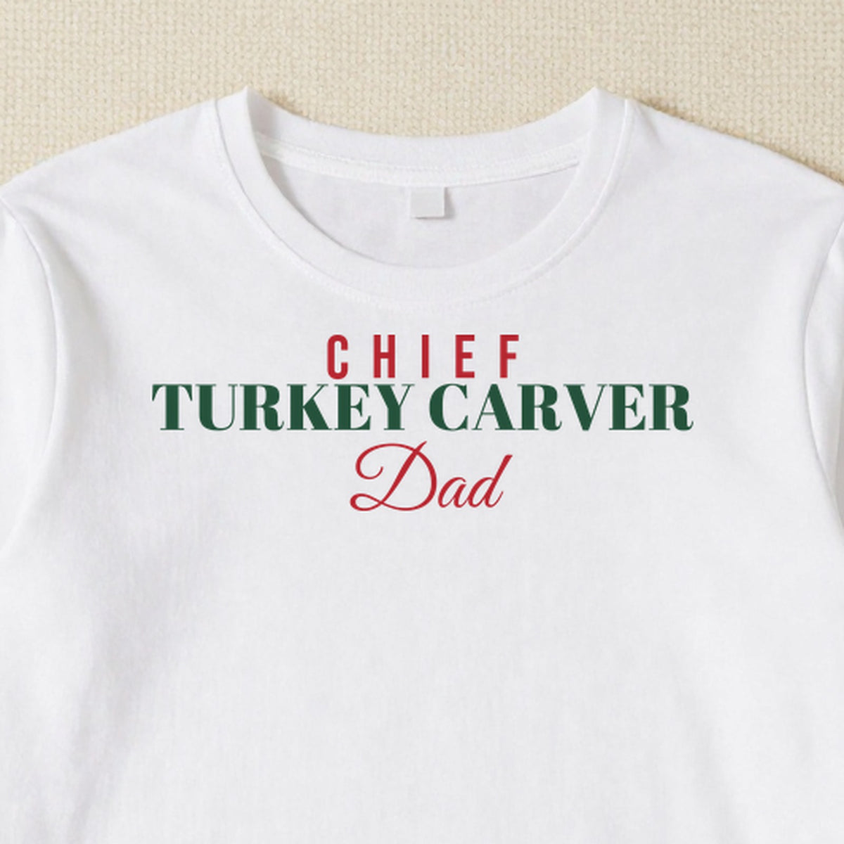 Chief Turkey Carver personalised print close-up