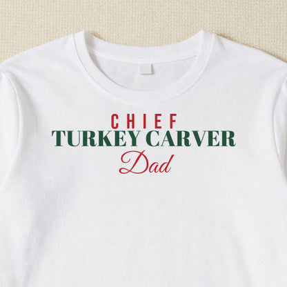 Chief Turkey Carver personalised print close-up