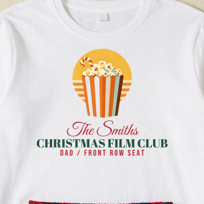Christmas Film Club personalised print close-up