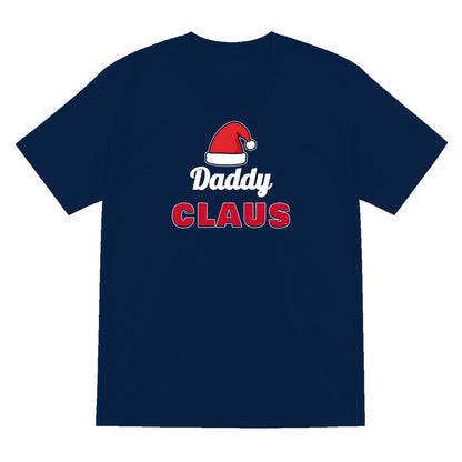 Personalised Claus Christmas Jumper & T-Shirt T-Shirt in Navy