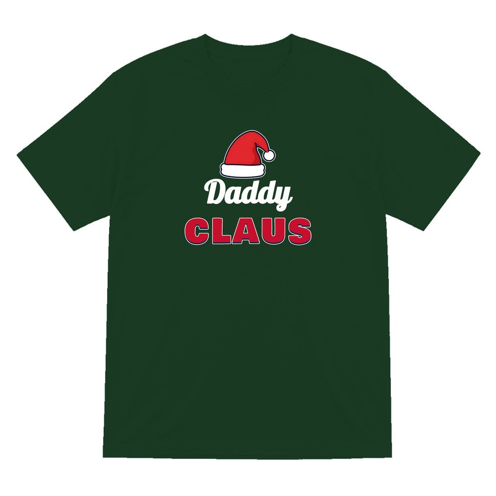 Personalised Claus Christmas Jumper & T-Shirt T-Shirt in Forest Green