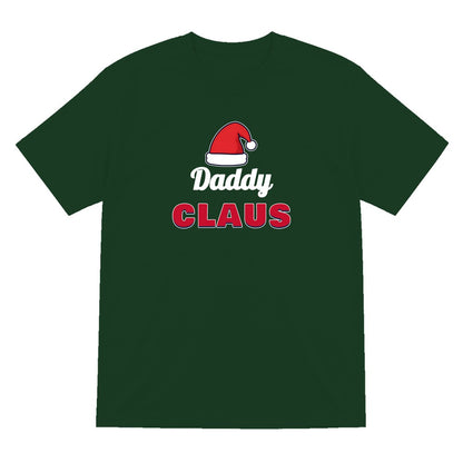Personalised Claus Christmas Jumper & T-Shirt T-Shirt in Forest Green