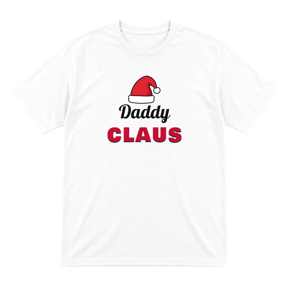 Personalised Claus Christmas Jumper & T-Shirt T-Shirt in White