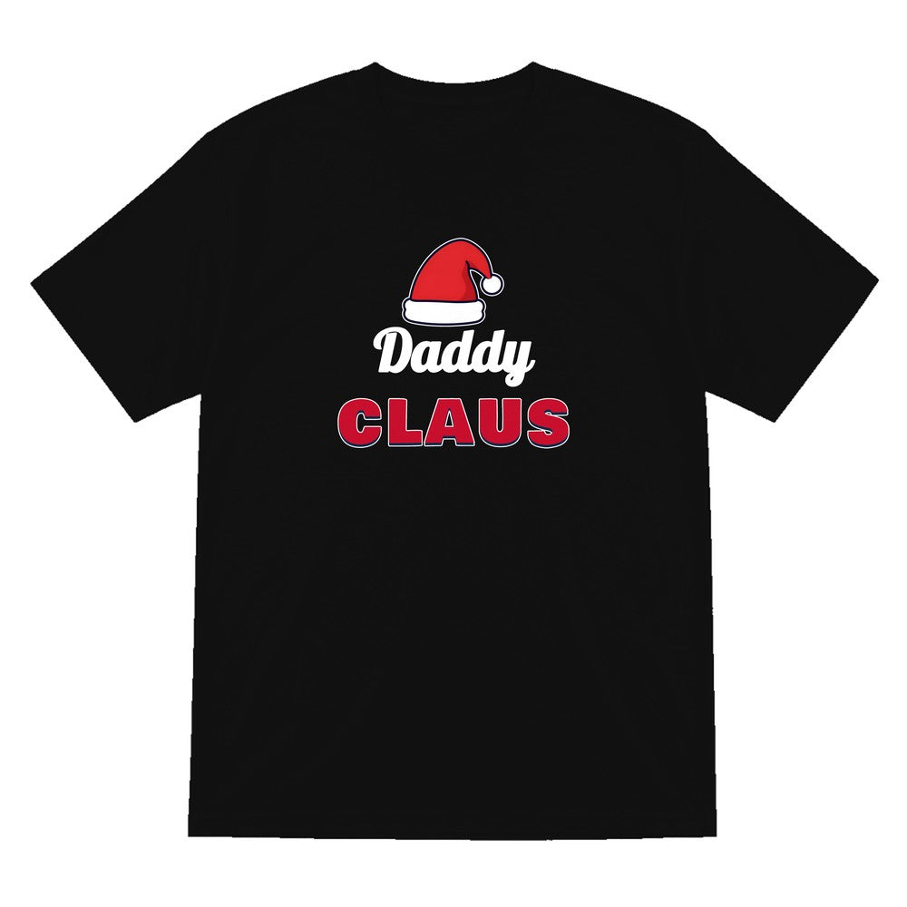 Personalised Claus Christmas Jumper & T-Shirt T-Shirt in Black