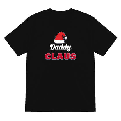 Personalised Claus Christmas Jumper & T-Shirt T-Shirt in Black