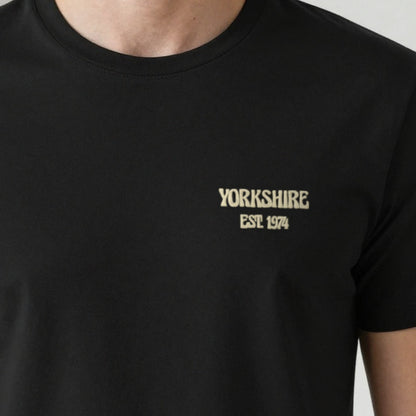 County Est. Sweatshirt, adult t-shirt in black, embroidered