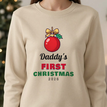 Personalised First Christmas Jumper & T-Shirt in another colour