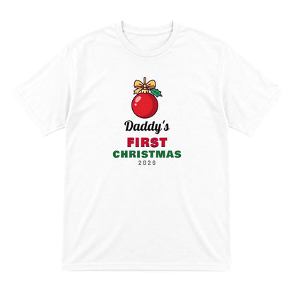 Personalised First Christmas Jumper & T-Shirt T-Shirt in White