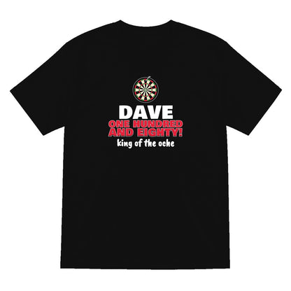 Personalised Darts 180 T-Shirt & Sweatshirt laid flat