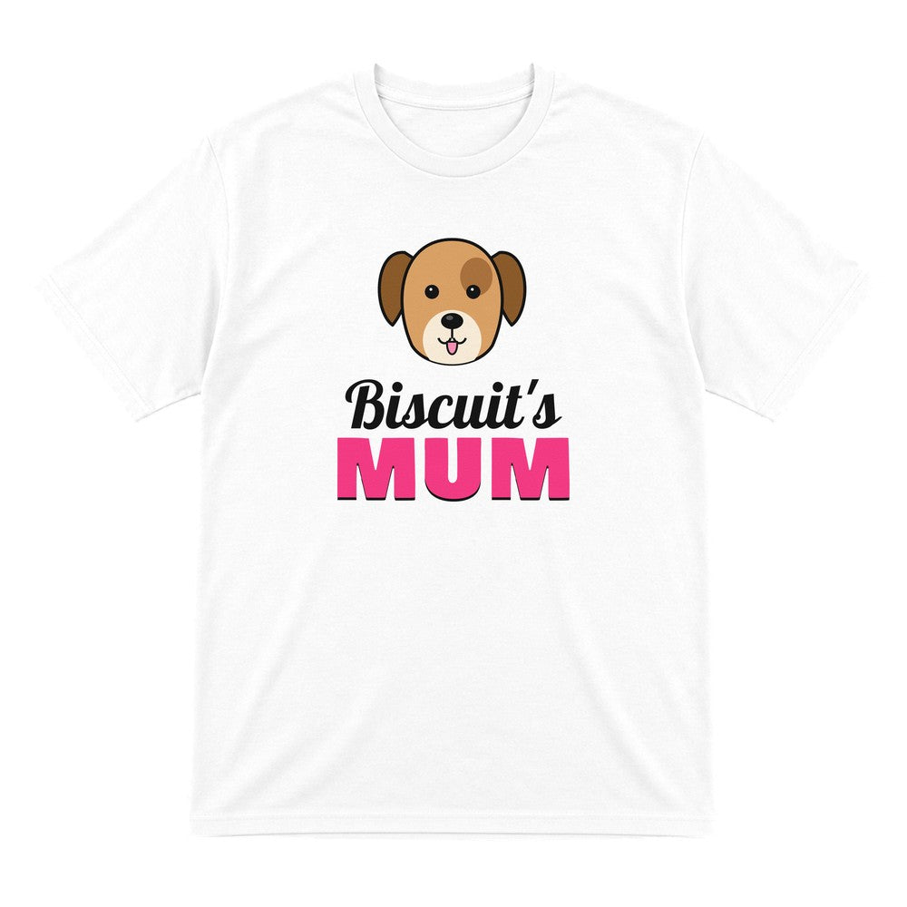 Personalised Dog Mum T-Shirt & Sweatshirt laid flat