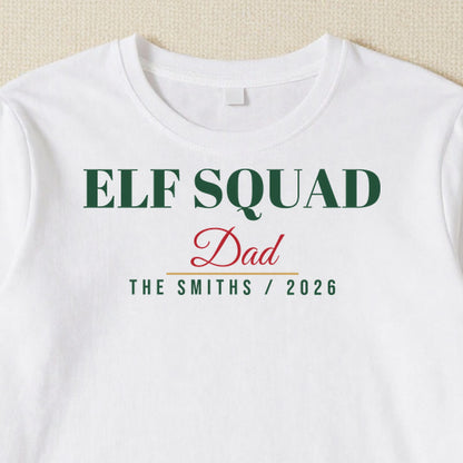 Elf Squad personalised print close-up