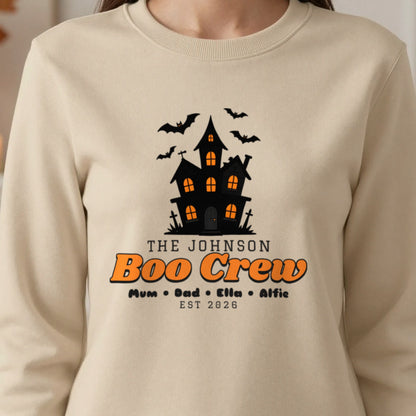 Personalised Family Boo Crew T-Shirt & Sweatshirt in another colour