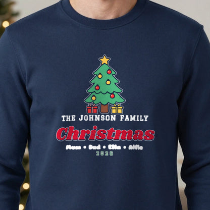 Personalised Family Christmas Jumper & T-Shirt in another colour