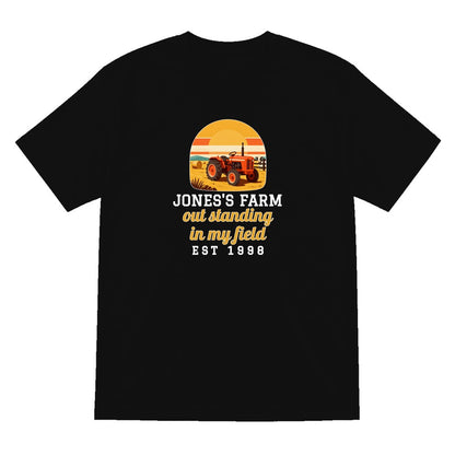 Personalised Farm T-Shirt & Sweatshirt laid flat
