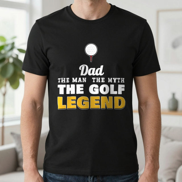Personalised Golf Legend T-Shirt & Sweatshirt | Name The Man The Myth The Golf Legend