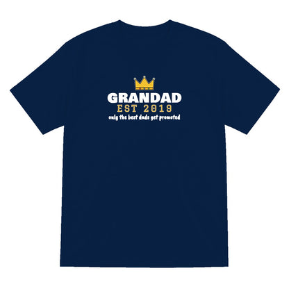 Personalised Grandad Est. T-Shirt & Sweatshirt laid flat