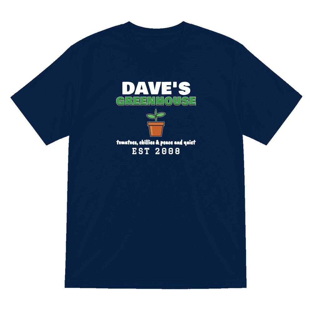 Personalised Greenhouse T-Shirt & Sweatshirt laid flat