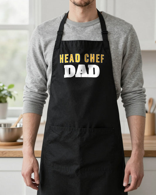 Head Chef & Sous Chef Names grown-up apron, worn
