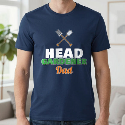 Personalised Head Gardener T-Shirt & Sweatshirt T-Shirt in Navy, worn, our photo
