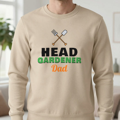 Personalised Head Gardener T-Shirt & Sweatshirt Sweatshirt in Sand, worn, our photo