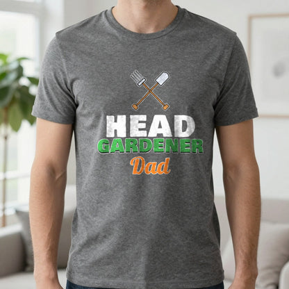 Personalised Head Gardener T-Shirt & Sweatshirt T-Shirt in Charcoal, worn, our photo