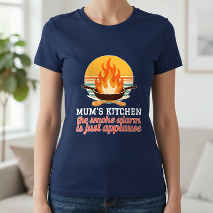 Personalised Kitchen T-Shirt & Sweatshirt T-Shirt in Navy, worn, our photo