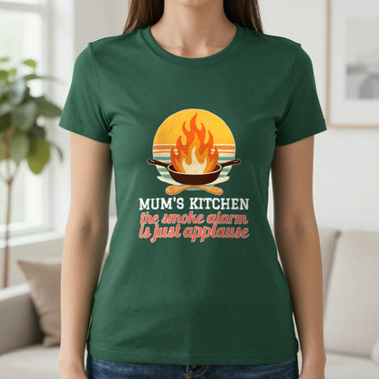 Personalised Kitchen T-Shirt & Sweatshirt T-Shirt in Forest Green, worn, our photo