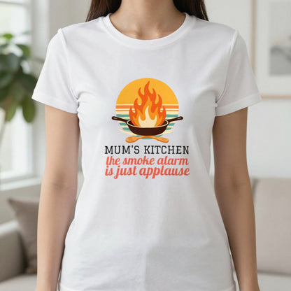 Personalised Kitchen T-Shirt & Sweatshirt T-Shirt in White, worn, our photo