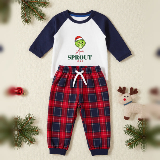Little Sprout Personalised Baby & Toddler Christmas Pyjamas
