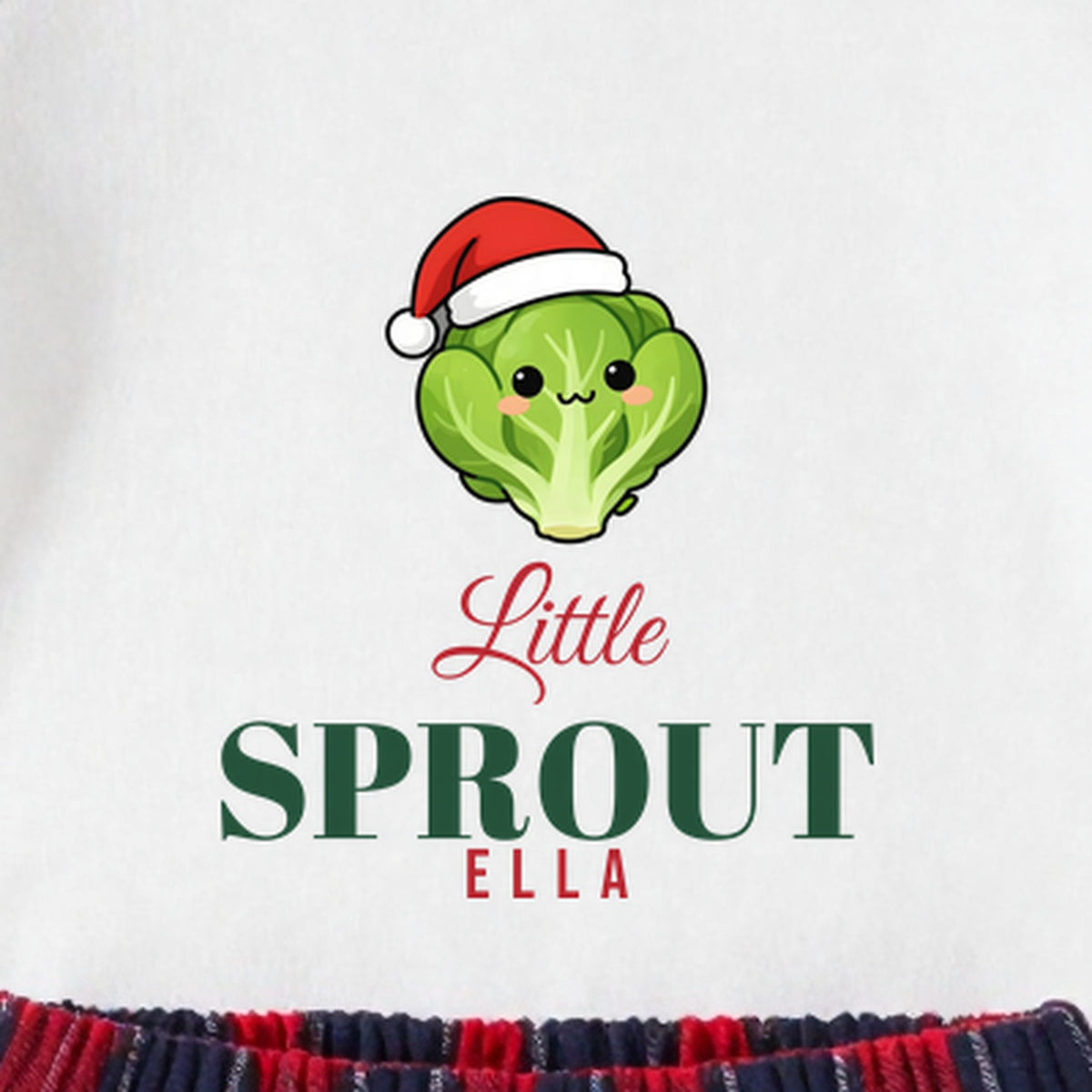 Little Sprout personalised print close-up