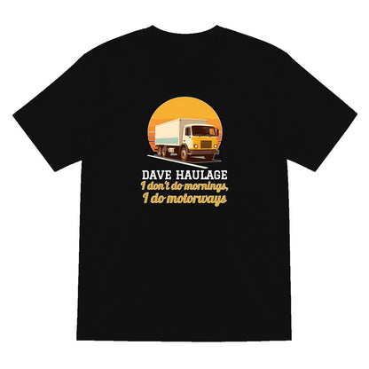 Personalised Haulage T-Shirt & Sweatshirt laid flat