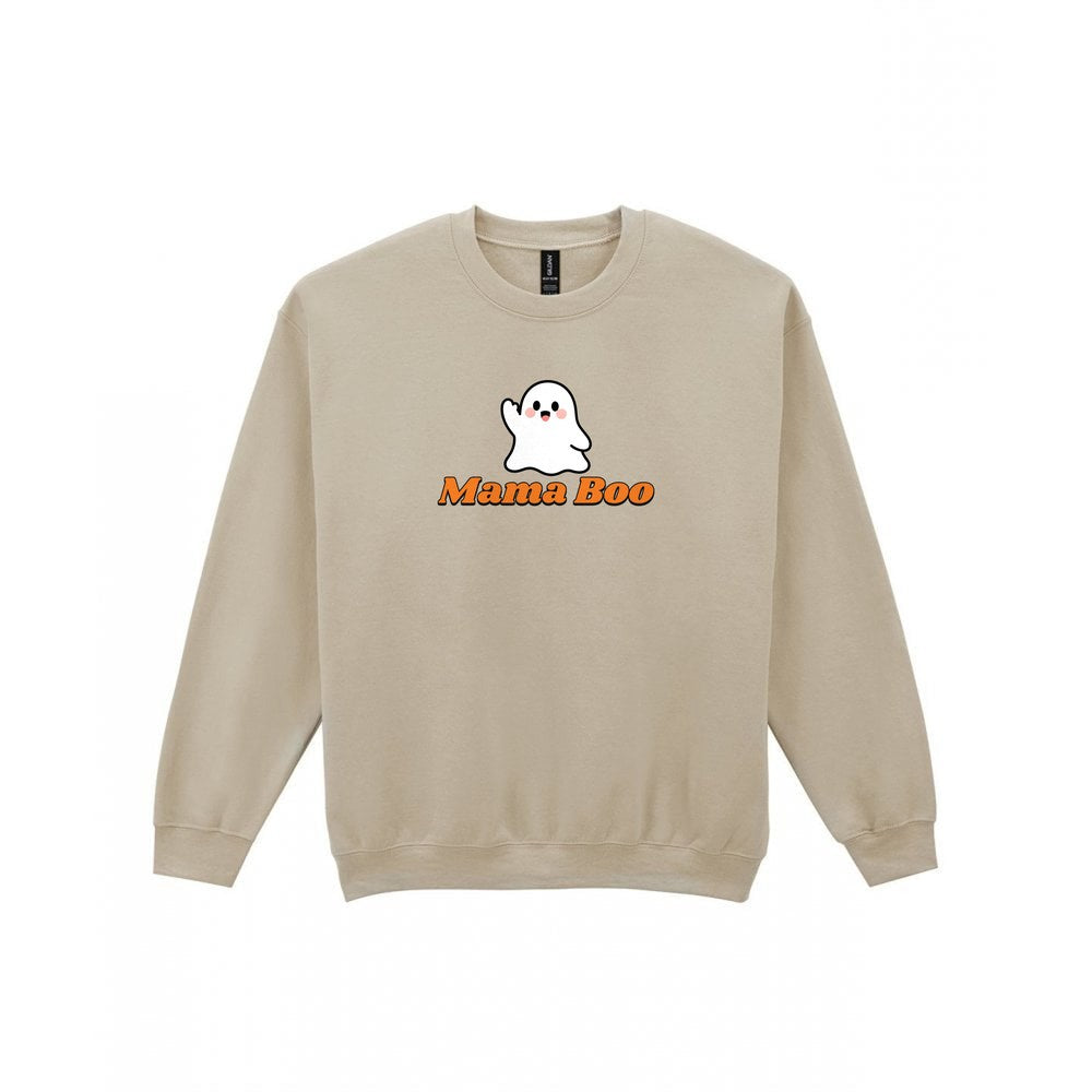 Personalised Mama Boo T-Shirt & Sweatshirt in Sand (Sweatshirt)