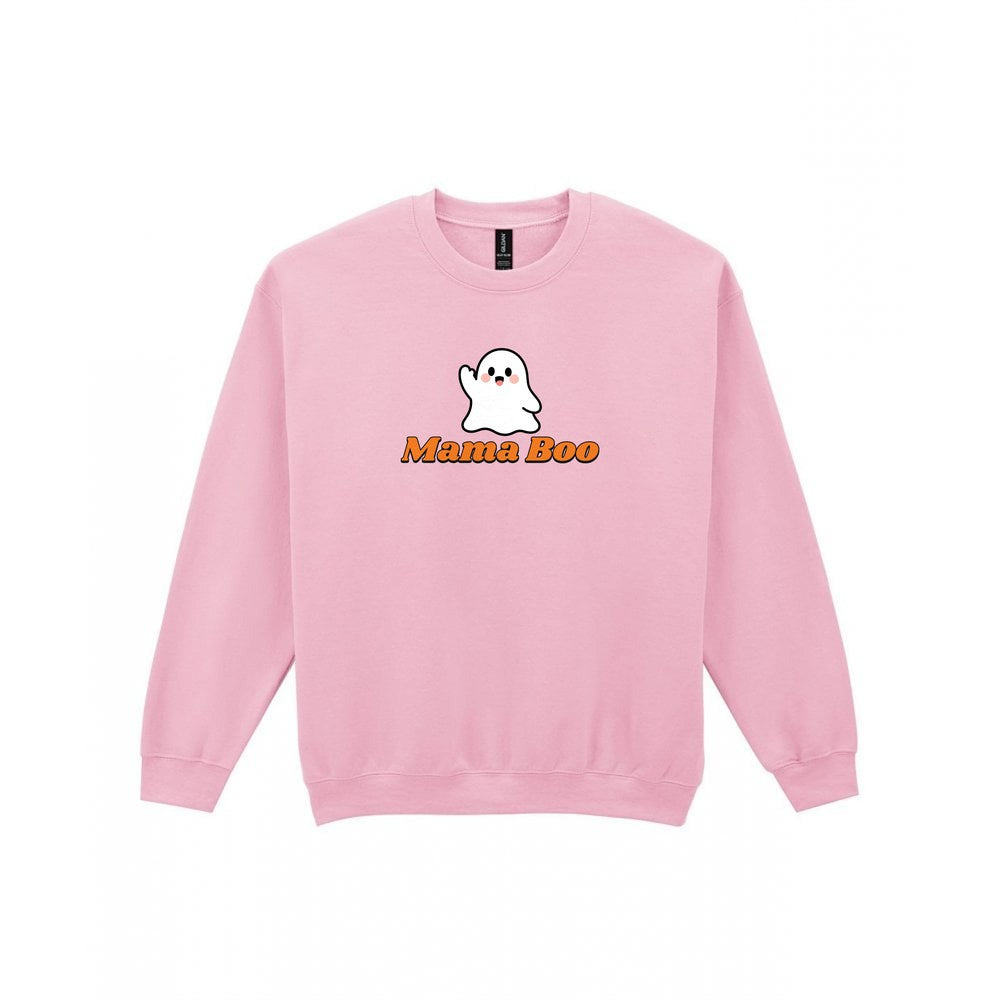 Personalised Mama Boo T-Shirt & Sweatshirt in Light Pink (Sweatshirt)
