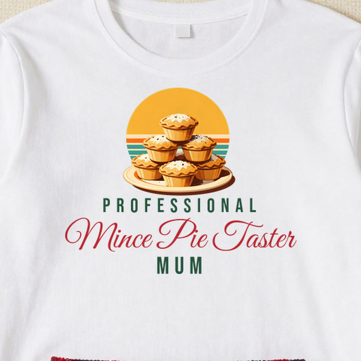 Mince Pie Taster personalised print close-up