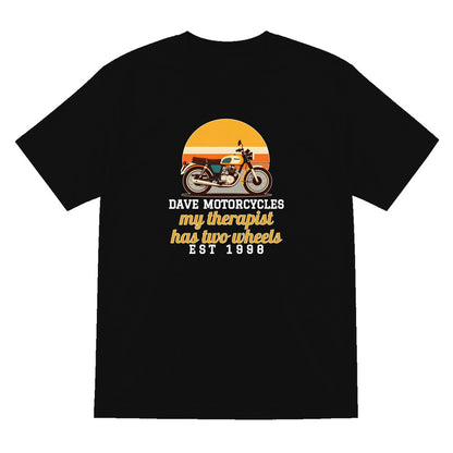 Personalised Motorcycles T-Shirt & Sweatshirt laid flat