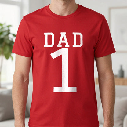 Personalised Name And Number T-Shirt & Sweatshirt T-Shirt in Red, worn, our photo