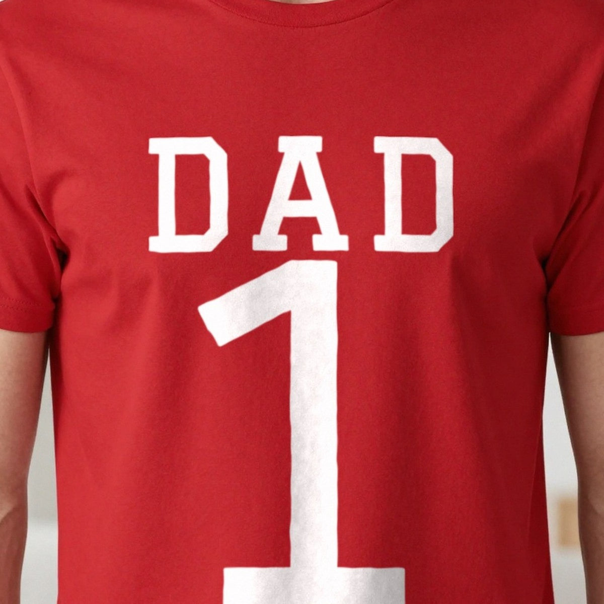Personalised Name And Number T-Shirt & Sweatshirt print close-up, our photo