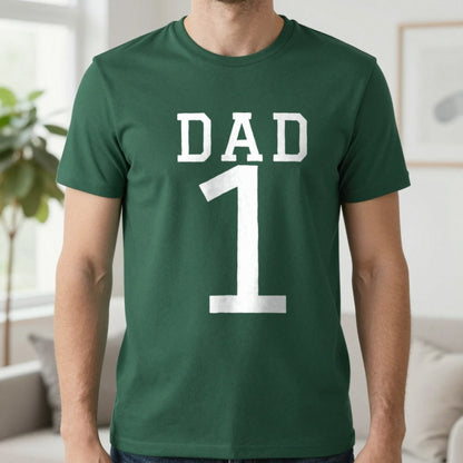Personalised Name And Number T-Shirt & Sweatshirt T-Shirt in Forest Green, worn, our photo