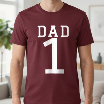 Personalised Name And Number T-Shirt & Sweatshirt T-Shirt in Maroon, worn, our photo